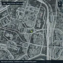 Zoomed Hajin map marking Ammo & Armor Cache east of Hanex Bank at X 2665, Y 2546