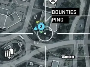 Tac-Map view showing Bounty Station south of NuriGO Mall