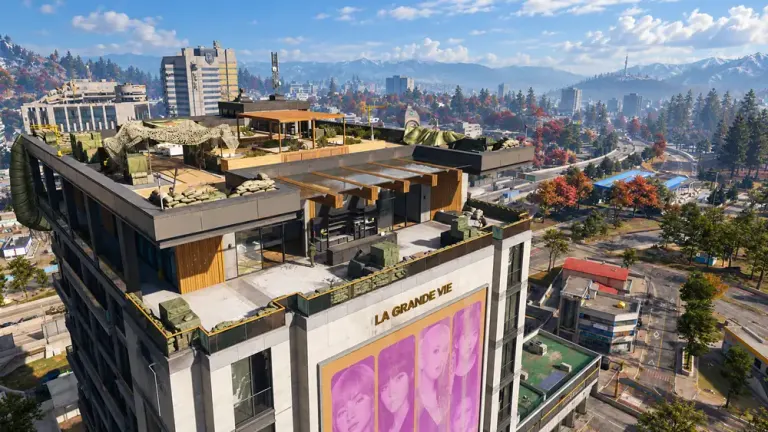La Grande Vie apartment tower and rooftop terraces in Songdo Wharf.