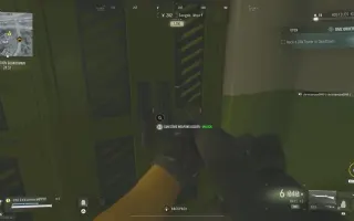 Green Gun Store Weapons Locker in Songdo Wharf showing the unlock prompt.