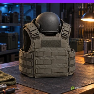 2-Plate Helmet Armor Vest plate carrier in MW4 DMZ.
