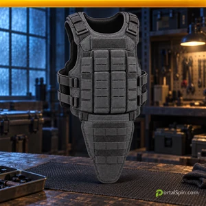 3-Plate Armor Vest plate carrier in MW4 DMZ.
