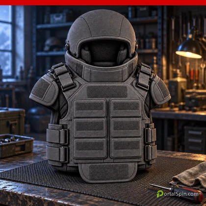 3-Plate Helmet Armor Vest plate carrier in MW4 DMZ.