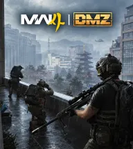 MW4 DMZ cover adaptation showing three operators overlooking Hajin.
