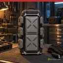 Secure Scavenger Backpack on an equipment workbench in MW4 DMZ