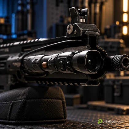 PULSE-MW LASER laser attachment mounted on an ISO Nightshade in MW4 DMZ
