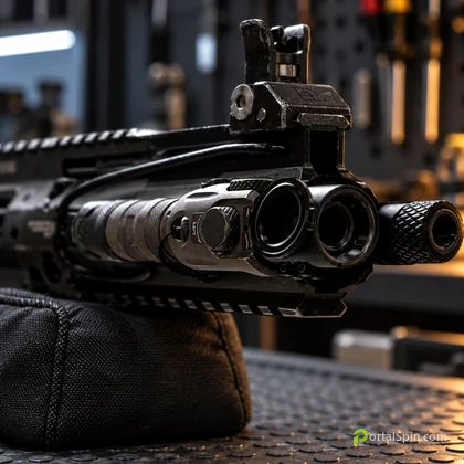 QFL-S4.5 laser attachment mounted on an ISO Nightshade in MW4 DMZ