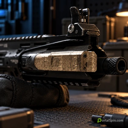 XRK CLUTCH-LS laser attachment mounted on an ISO Nightshade in MW4 DMZ