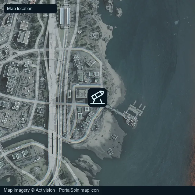 SAM Site east of Songdo Wharf marked on the Hajin map