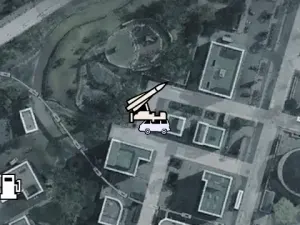 Tac-Map view showing SAM Site northwest of NuriGO Mall