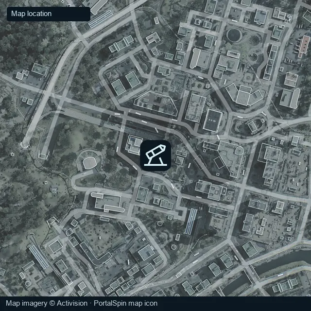The Grid SAM Site (West) marked on the Hajin map