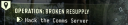 Broken resupply objective