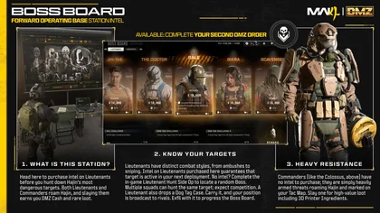 Official Boss Board guide in MW4 DMZ