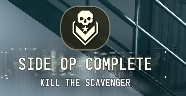Call of Duty MW4 DMZ Scavenger Side Op completion at Imjin Farmland in MW4 DMZ