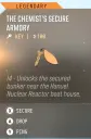 Call of Duty MW4 DMZ The Chemist's Secure Armory key, Legendary rarity, I4 bunker description and inventory actions in MW4 DMZ