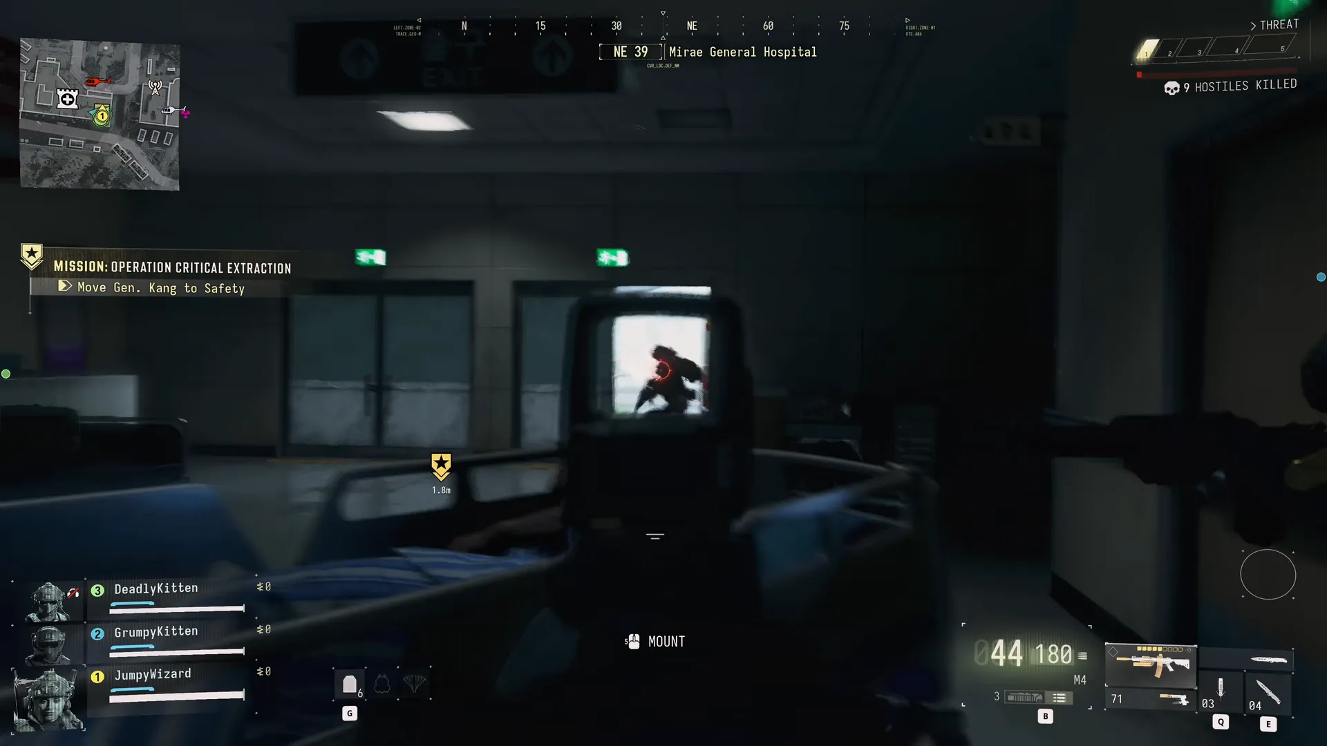 Observed objective stage 3 in Operation Critical Extraction in MW4 DMZ