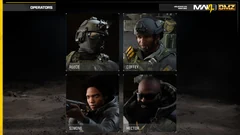 Official portraits of Reece Coffey Simone and Hector