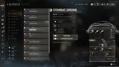 DMZ Printer recipe with Control Units among its required materials.