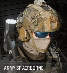 Army Sf Airborne — original labelled identity portrait