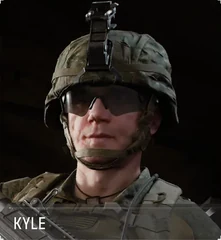 Kyle — original labelled identity portrait