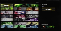Profile/Customize — calling-cards full menu