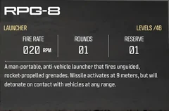RPG-8 — official weapon reference