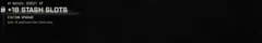 +18 Stash Slots — recovered selected progression details