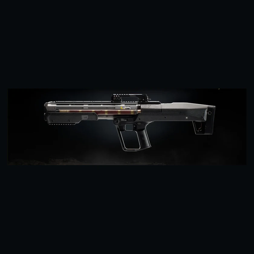 Warlord — complete official weapon on square canvas