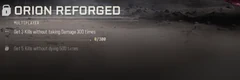 Orion Reforged — recovered selected challenge