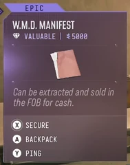 W.M.D. Manifest — in-game inventory tooltip