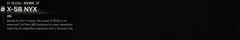 X-58 Nyx — Multiplayer selected details