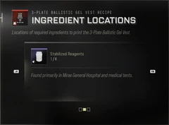 Stabilized Reagents: Found primarily in Mirae General Hospital and medical tents.