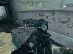 Rice Mill Ammo & Armor Cache refill prompt and 50 seconds remaining