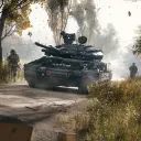 Main NK Battle Tank in official MW4 DMZ artwork