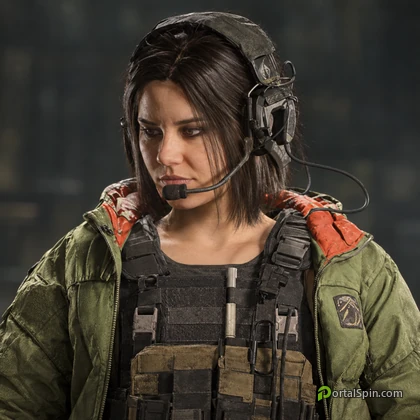 Iskra portrait illustration in MW4 DMZ