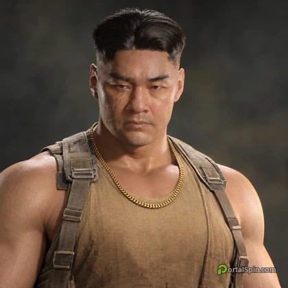 Jin-tae portrait illustration in MW4 DMZ