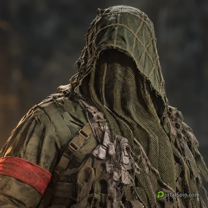 Scavenger portrait illustration in MW4 DMZ