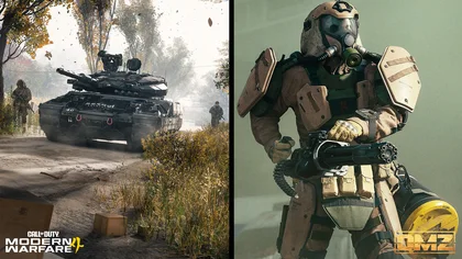 Official Colossus and tank artwork in MW4 DMZ