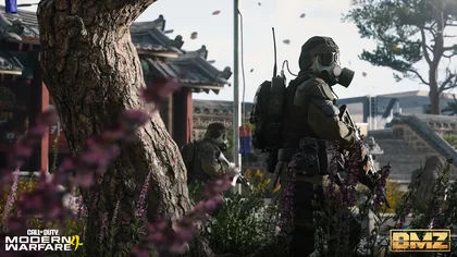 Masked hostile patrol — official artwork in MW4 DMZ