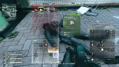 Reactive Metals selected with its cash value and crafting uses in MW4 DMZ.
