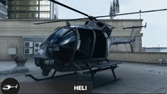 Heli combat helicopter in MW4 DMZ.