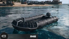 RHIB inflatable boat in MW4 DMZ.