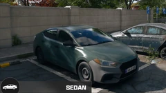 Green Sedan civilian car in MW4 DMZ.