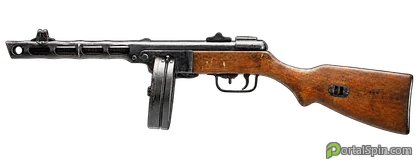 PPSH-41 isolated weapon in MW4 DMZ