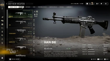 HAN 86 Gunsmith in MW4 DMZ