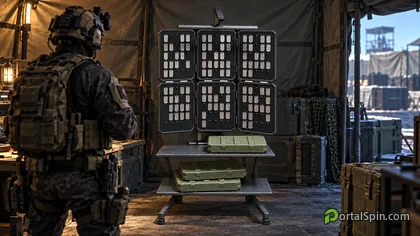 An Operator viewing the Dog Tag Case Station at the FOB in MW4 DMZ