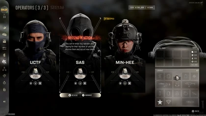 SAS marked Missing in Action in MW4 DMZ